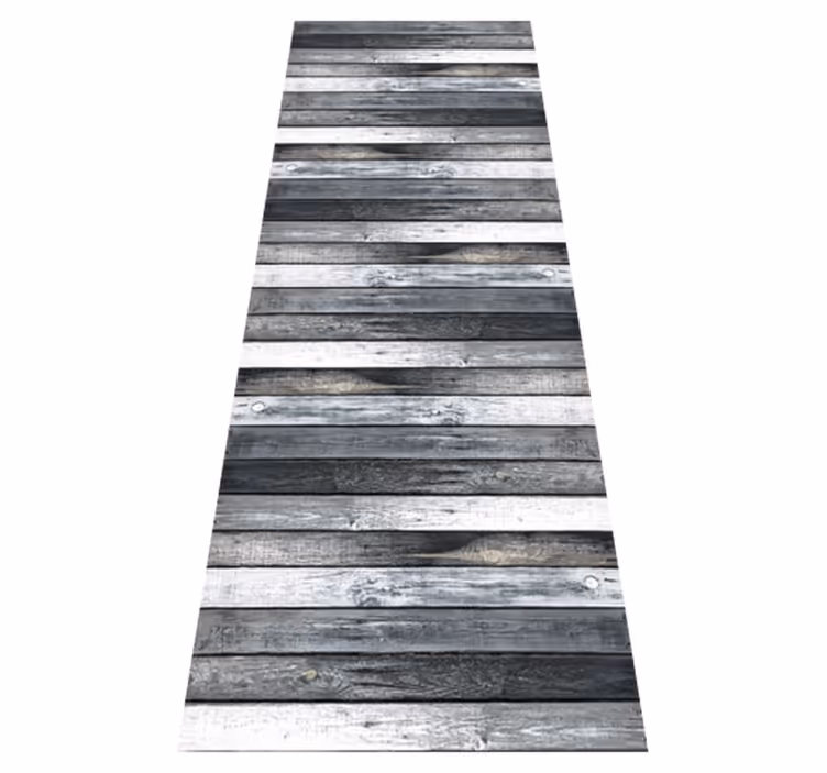 Alfombra vinilo cocina textura de madera - TenVinilo