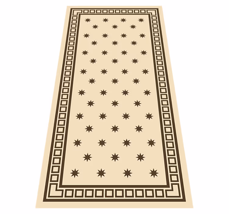 Alfombra vinilo cocina motivo beige vintage - TenVinilo