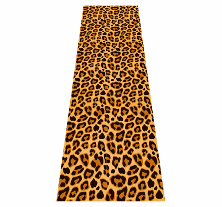 Alfombra vinílica animales estampado leopardo - TenVinilo