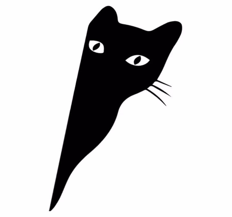 Alfombra vinílica animales gato que llora - TenVinilo