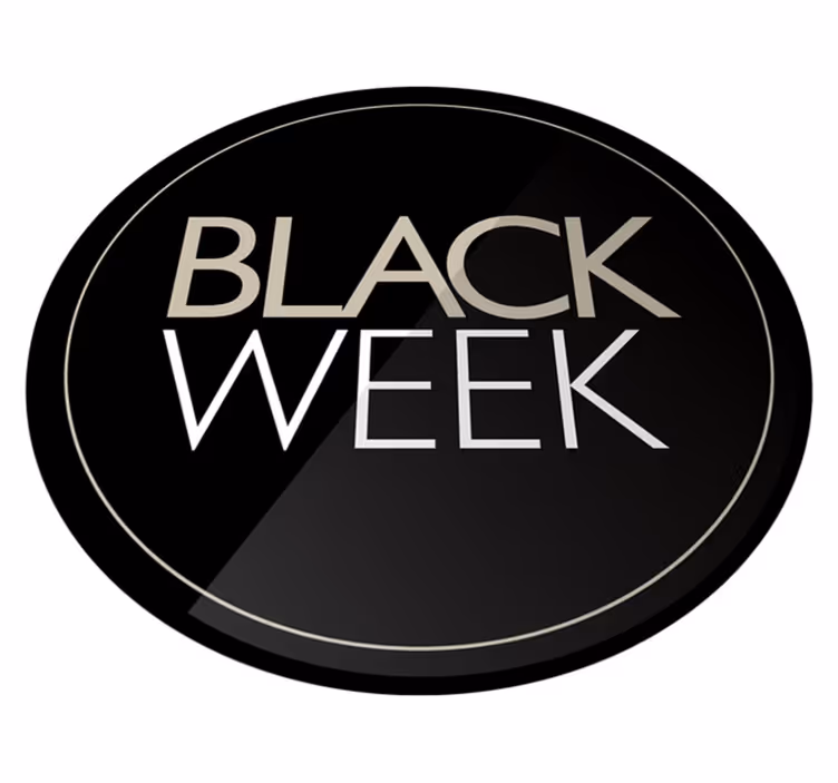 Alfombra vinílica black friday promo semana negra - TenVinilo