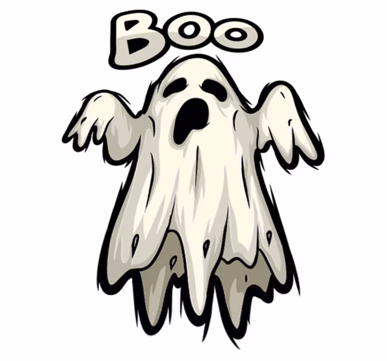 Alfombra vinílica halloween figura fantasma boo - TenVinilo