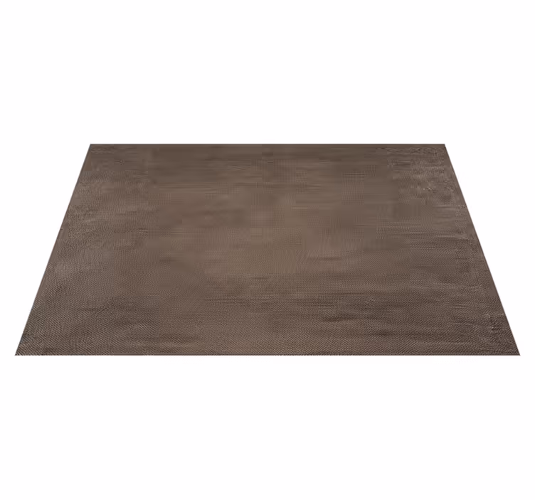 Alfombra vinílica marrón textura tejida oscura sólida - TenVinilo
