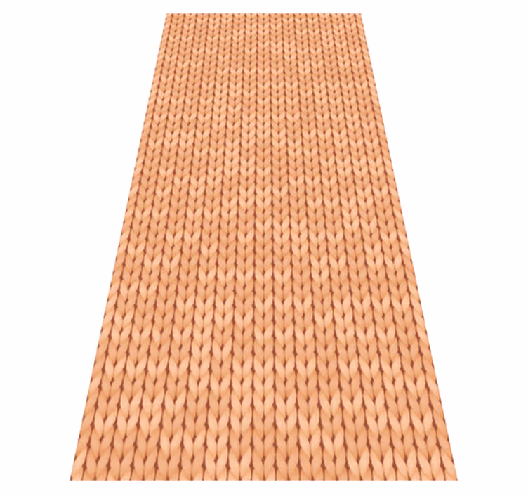 Alfombra vinilo cocina beige textil - TenVinilo