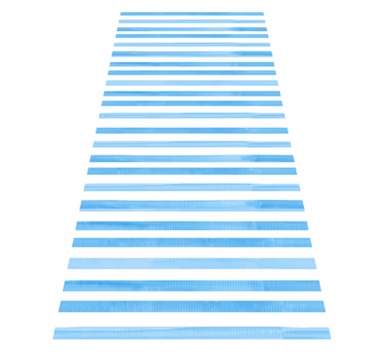 Alfombra vinilo cocina en cuadros texturizados azules - TenVinilo
