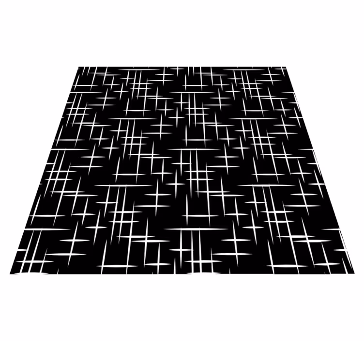 Alfombra vinilo baño líneas modernas - TenVinilo