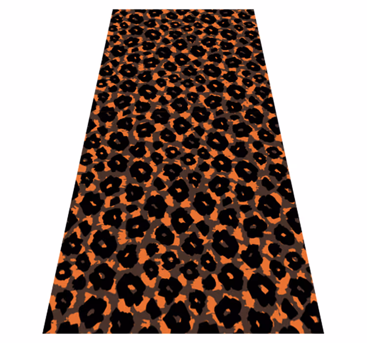 Alfombra vinílica animal print imitación leopardo kalahari - TenVinilo