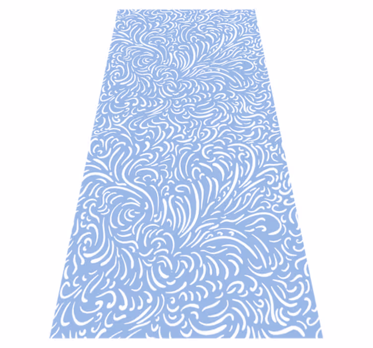 Alfombra vinílica navidad diseño de hielo - TenVinilo