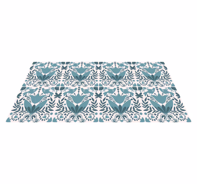 Alfombra vinílica naturaleza estilo floral - TenVinilo