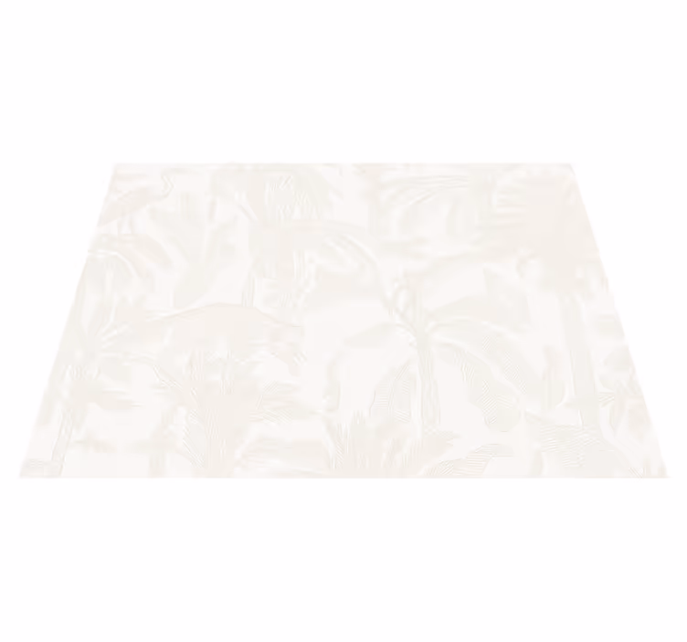 Alfombra vinílica dormitorio beige claro selva - TenVinilo