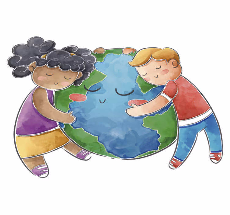 Alfombra vinílica infantil globo para niños - TenVinilo