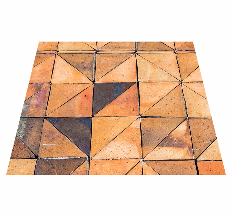 Alfombra vinilo baño piedra vintage - TenVinilo