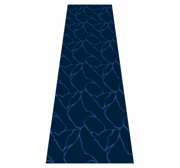 Alfombra vinilo baño diseño de fondo mármol azul - TenVinilo
