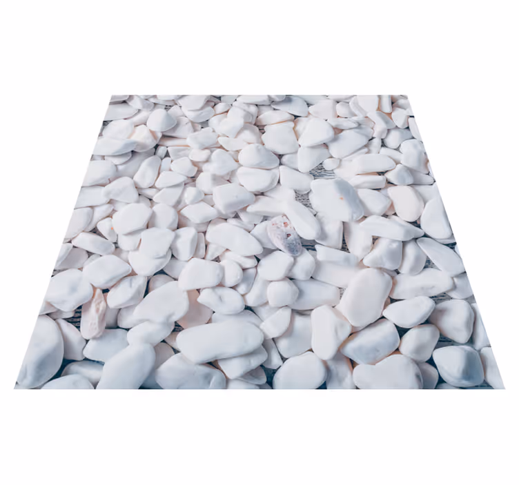 Alfombra vinilo baño adhesivo imitación piedra - TenVinilo