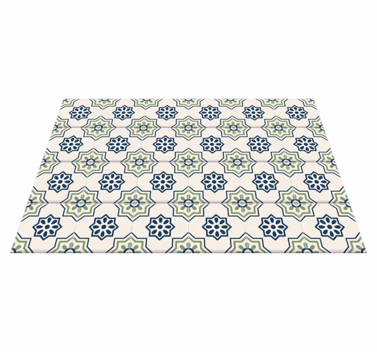 Alfombra vinílica cocina adhesivo de azulejos - TenVinilo