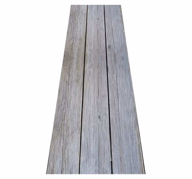 Alfombra vinílica dormitorio estilo nórdico madera gris - TenVinilo