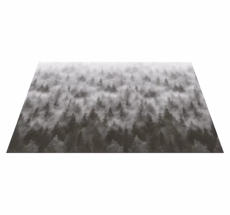 Alfombra vinílica dormitorio montaña mística 3d - TenVinilo