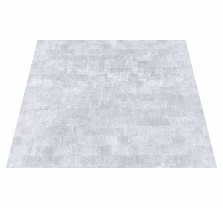 Alfombra vinílica oficina patrón ladrillo gris envejecido - TenVinilo