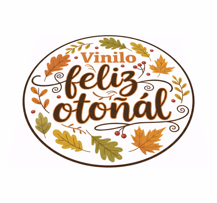 Alfombra vinílica dormitorio otoño feliz - TenVinilo