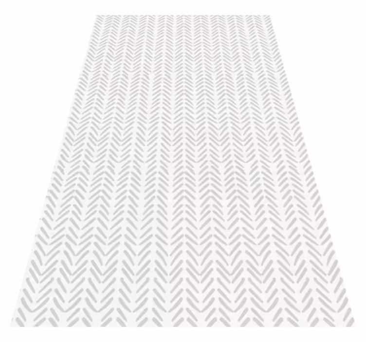 Alfombra vinílica nórdica líneas abstractas grises - TenVinilo