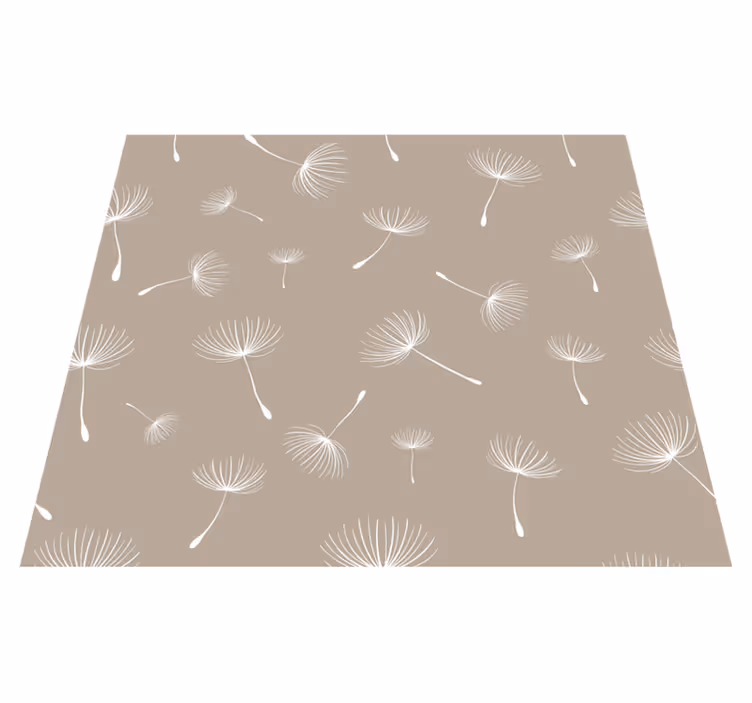 Alfombra vinílica naturaleza parchís de diente de león - TenVinilo