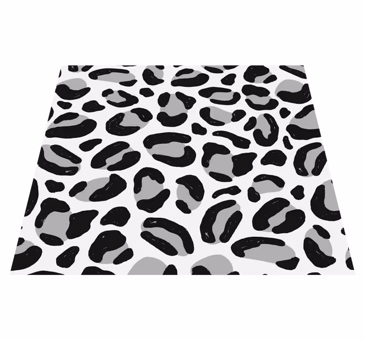 Alfombra vinílica animales pelaje de leopardo - TenVinilo