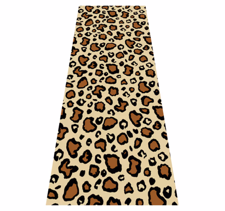 Alfombra vinílica animales estampado leopardo clásico - TenVinilo