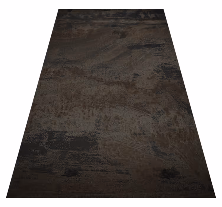 Alfombra vinílica textura gris industrial hierro oxidado - TenVinilo