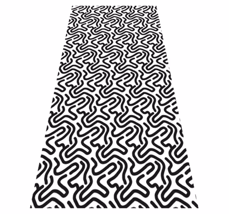 Alfombra vinílica textura laberinto - TenVinilo