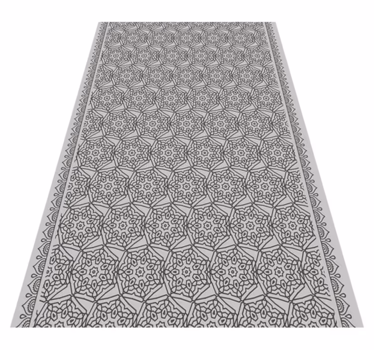 Alfombra vinílica textura estilo mosaico árabe - TenVinilo