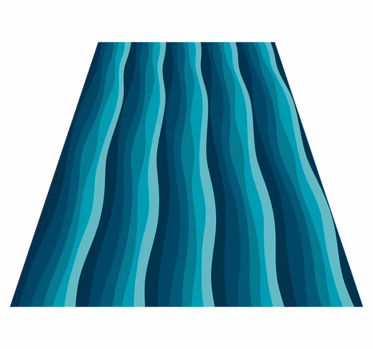 Alfombra vinílica textura diseño de olas - TenVinilo
