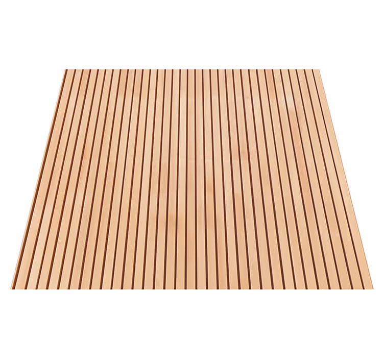 Alfombra vinílica textura tablones de cedro claro - TenVinilo