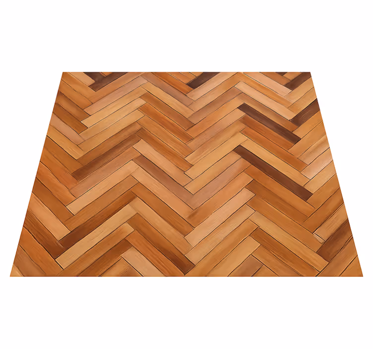Alfombra vinílica textura parquet de roble clásico - TenVinilo