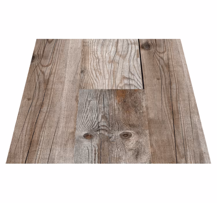 Alfombra vinílica textura madera rústica - TenVinilo