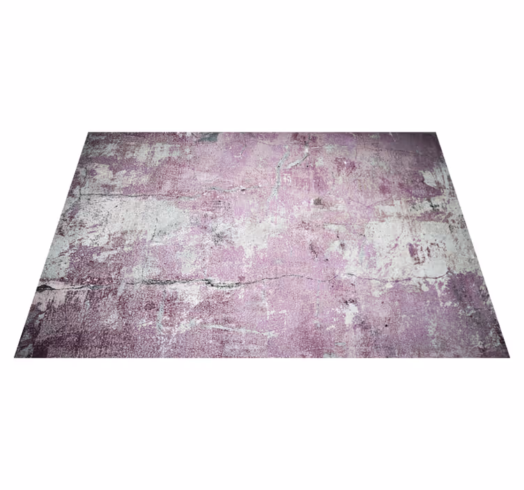 Alfombra vinílica textura concreto gris y rosa - TenVinilo