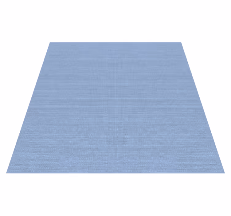 Alfombra vinílica textura motivo yute azul fino - TenVinilo