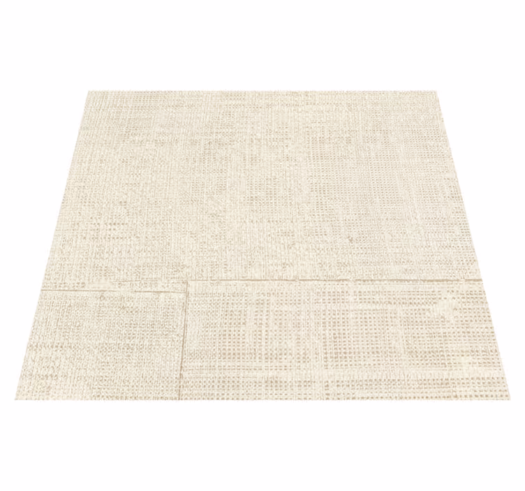 Alfombra vinílica textura beige rafia - TenVinilo