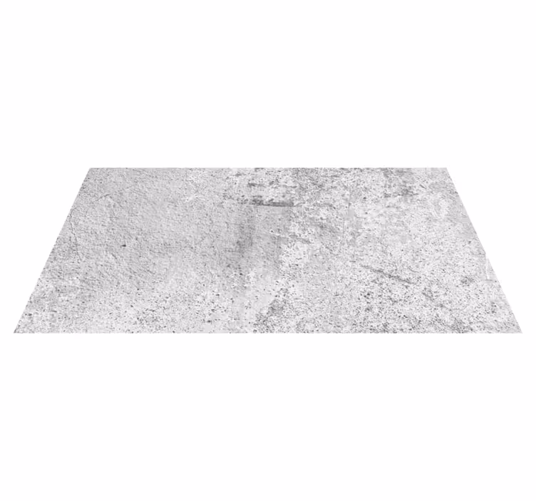 Alfombra vinílica entrada superficie de concreto gris claro - TenVinilo