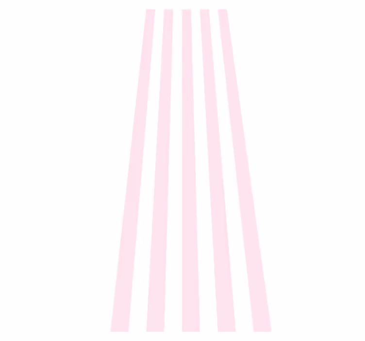 Alfombra vinilo pasillo rosa y blanca nórdica - TenVinilo