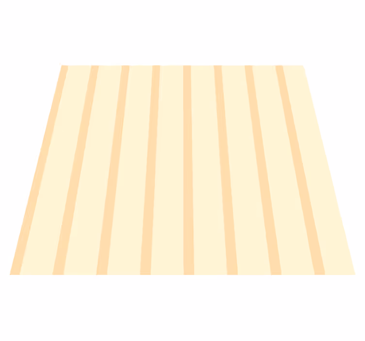 Alfombra vinilo pasillo rayas verticales beige - TenVinilo