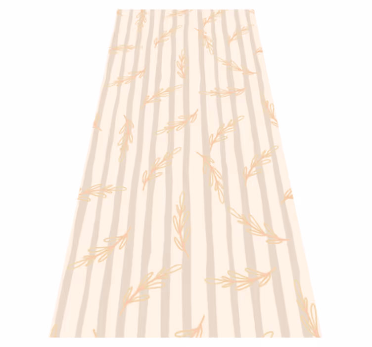 Alfombra vinilo pasillo beige elegante - TenVinilo