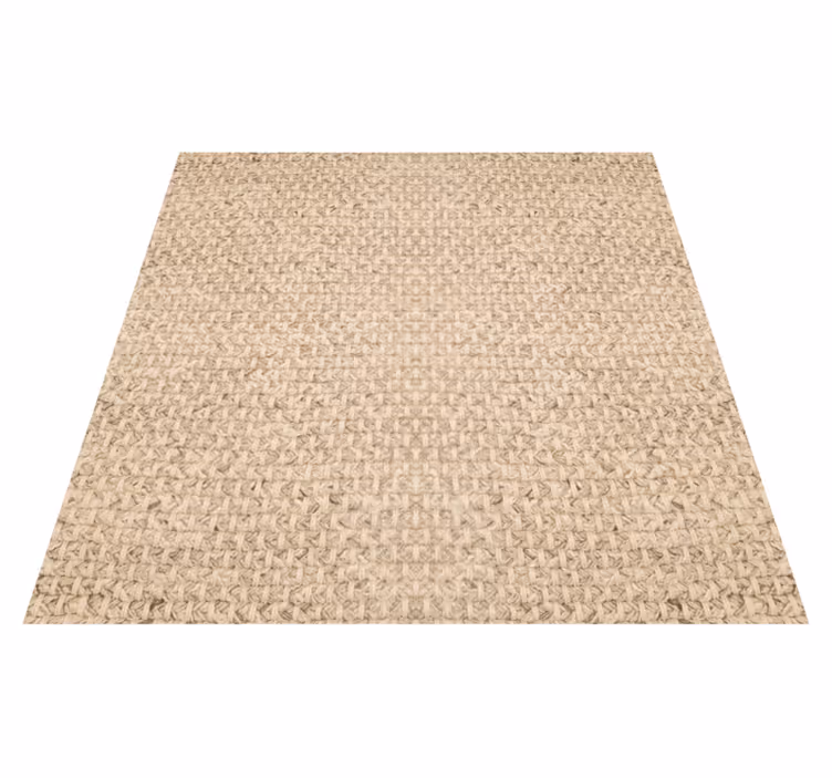 Alfombra vinilica beige tejido beige - TenVinilo