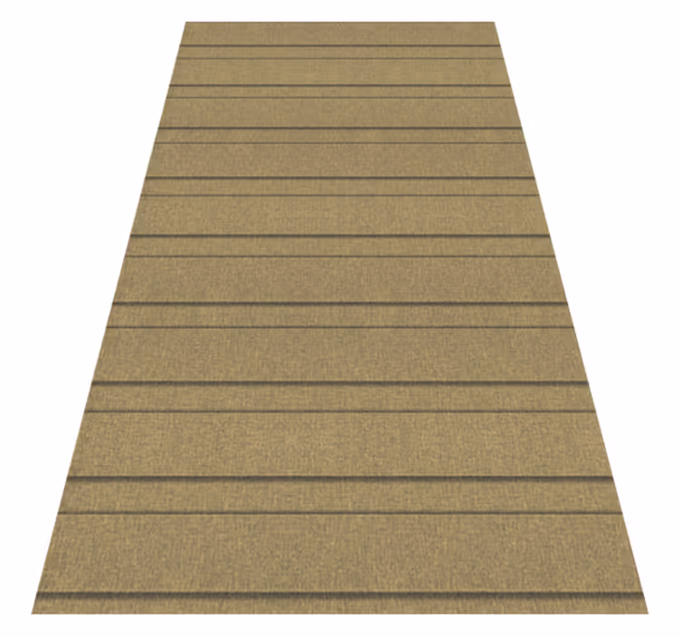 Alfombra vinilica beige rayas beige - TenVinilo