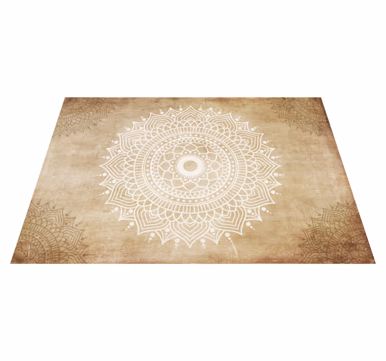 Alfombra vinilica beige textura papel antiguo - TenVinilo