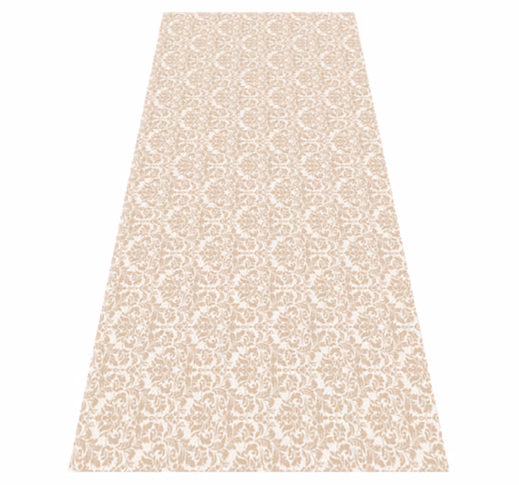 Alfombra vinilica beige patrón beige antiguo claro - TenVinilo