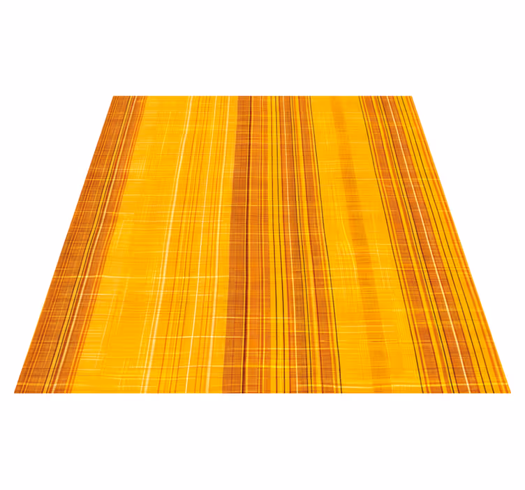 Alfombra vinilo amarilla tonos de girasol rayados - TenVinilo
