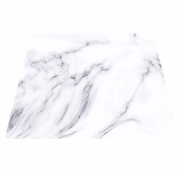 Alfombra vinílica blanca remolinos mármol elegante - TenVinilo