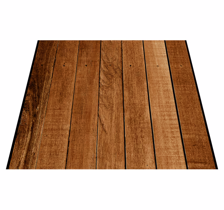 Alfombra vinílica marrón textura madera rústica - TenVinilo