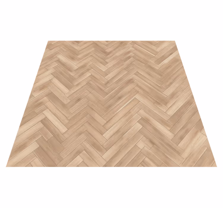 Alfombra vinílica marrón textura madera clara - TenVinilo