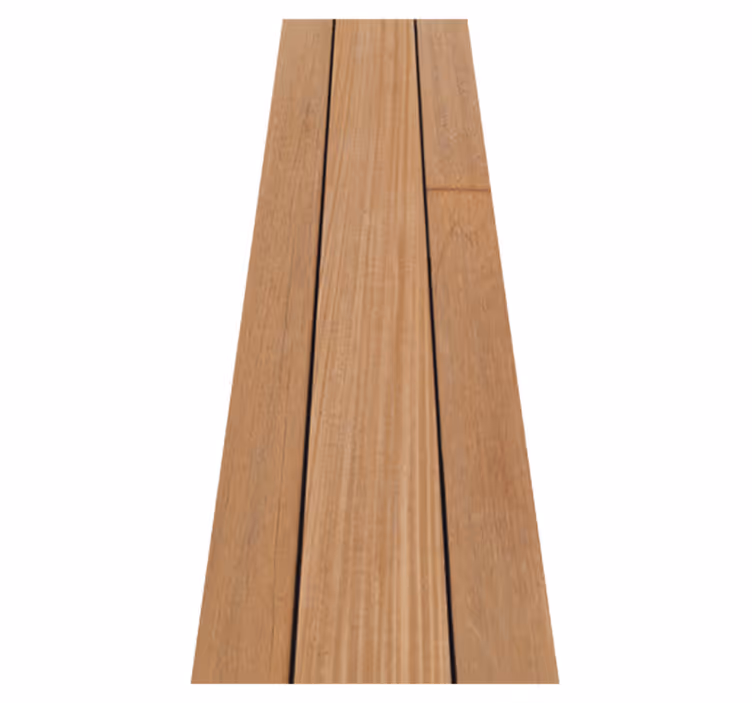 Alfombra vinílica marrón estilo paneles de caoba - TenVinilo